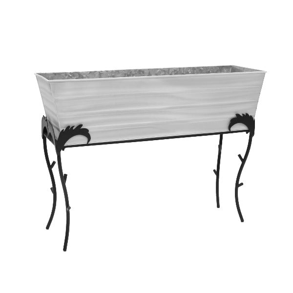 36" Flower Box with Flora Stand, 25-in H Flower Box