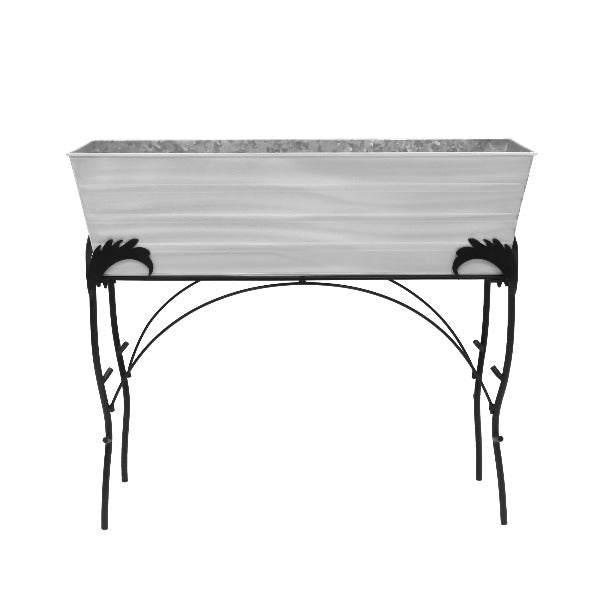 36" Flower Box with Flora Stand, 30-in H Flower Box