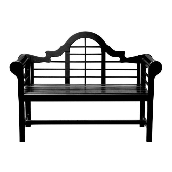 4-ft Lutyens Bench Bench Black