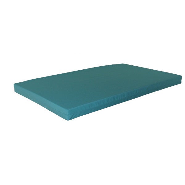 4" Thick Swing Bed Cushions Cushions &amp; Pillows 75 inch / Aqua