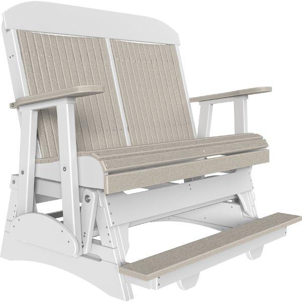 4ft Classic Balcony Glider Glider Birch &amp; White