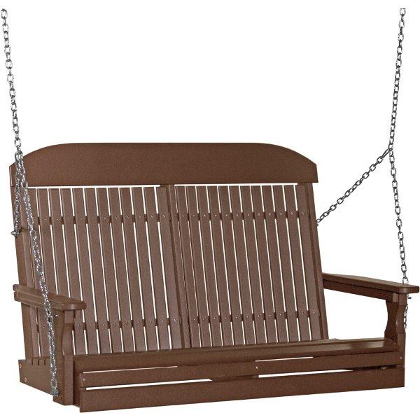 4ft Classic Swing Swing Chestnut Brown