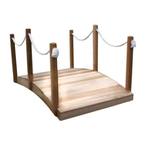 6' Cedar Rope Bridge