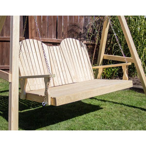 60" Treated Pine Curveback Swingbed