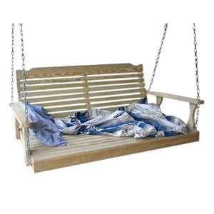 64" Treated Pine Crossback Swingbed