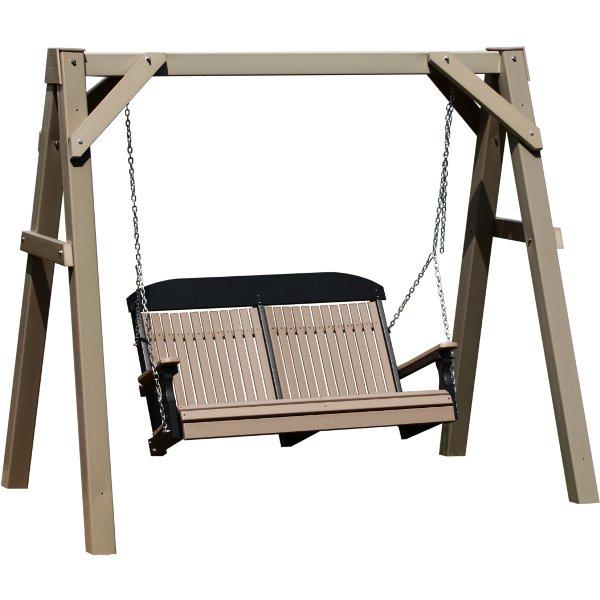 A-Frame Vinyl Swing Stand