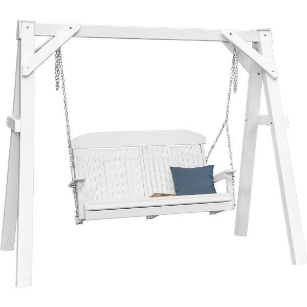 A-Frame Vinyl Swing Stand