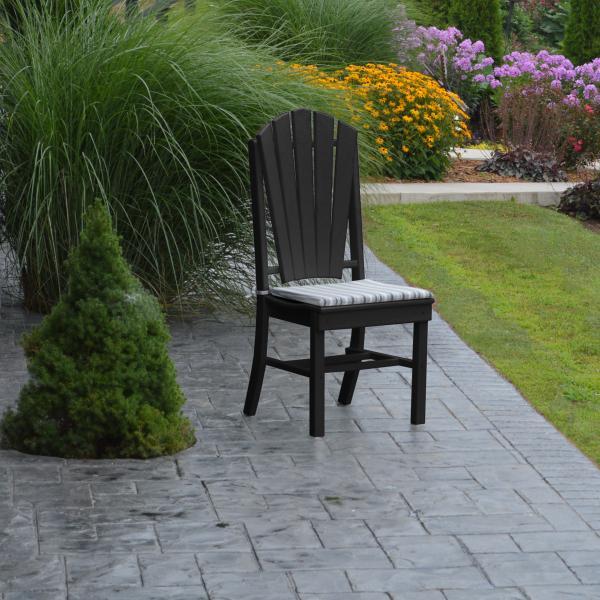 A &amp; L Furniture Adirondack Dining Chair Outdoor Chairs Aruba Blue