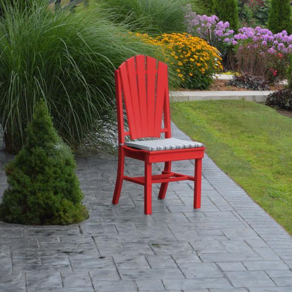A &amp; L Furniture Adirondack Dining Chair Outdoor Chairs Aruba Blue