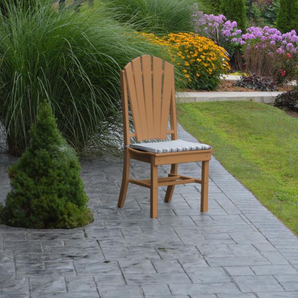 A &amp; L Furniture Adirondack Dining Chair Outdoor Chairs Aruba Blue