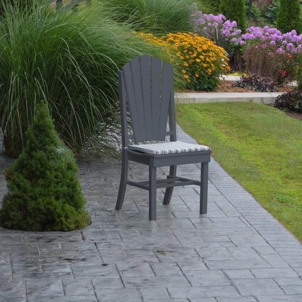 A &amp; L Furniture Adirondack Dining Chair Outdoor Chairs Aruba Blue