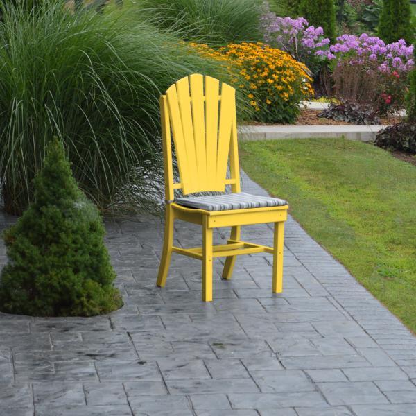A &amp; L Furniture Adirondack Dining Chair Outdoor Chairs Aruba Blue