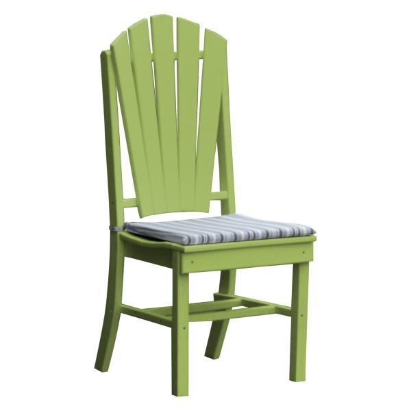 A &amp; L Furniture Adirondack Dining Chair Outdoor Chairs Aruba Blue