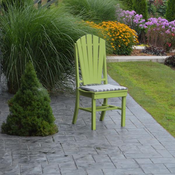 A &amp; L Furniture Adirondack Dining Chair Outdoor Chairs Aruba Blue