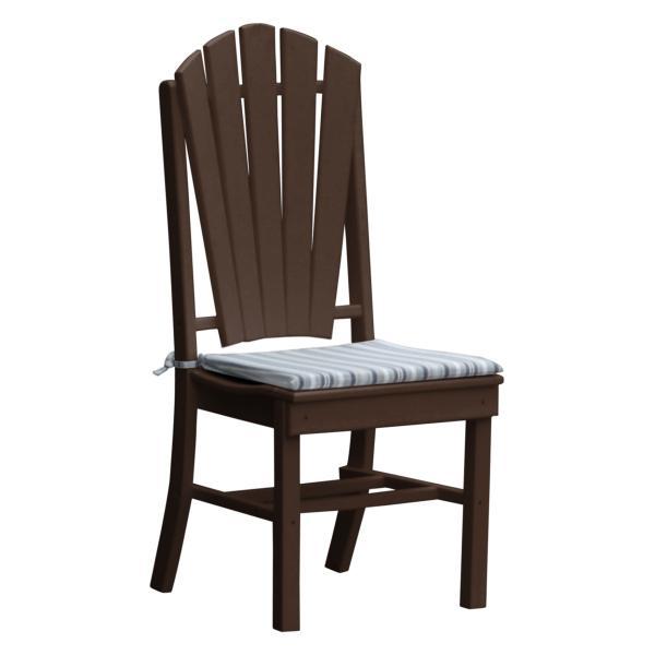 A &amp; L Furniture Adirondack Dining Chair Outdoor Chairs Aruba Blue