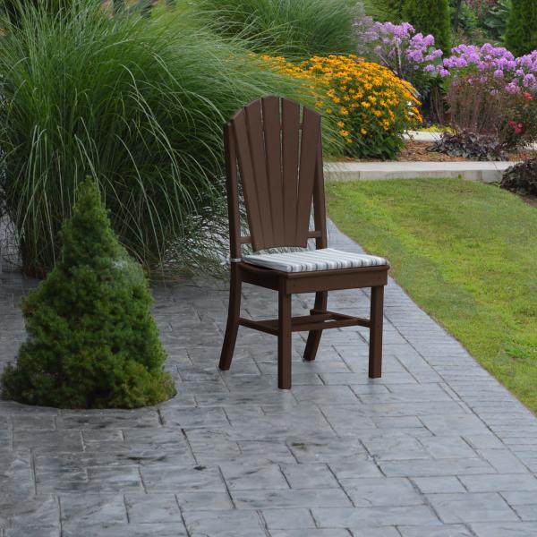 A &amp; L Furniture Adirondack Dining Chair Outdoor Chairs Aruba Blue