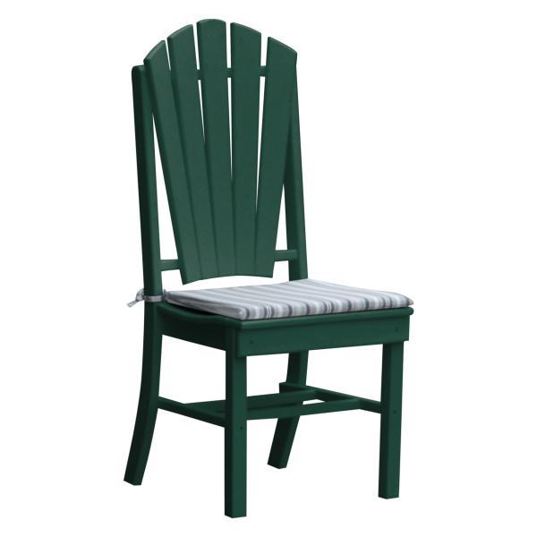 A &amp; L Furniture Adirondack Dining Chair Outdoor Chairs Aruba Blue