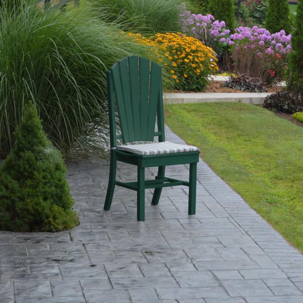 A &amp; L Furniture Adirondack Dining Chair Outdoor Chairs Aruba Blue