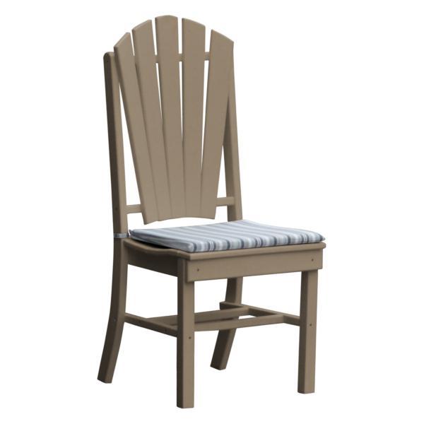 A &amp; L Furniture Adirondack Dining Chair Outdoor Chairs Aruba Blue