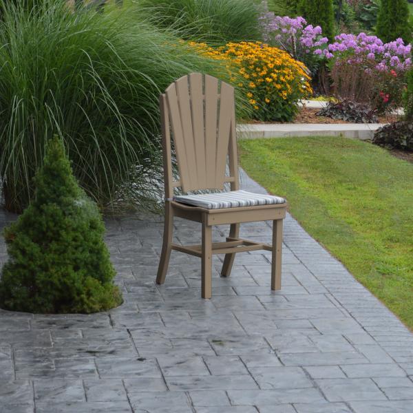 A &amp; L Furniture Adirondack Dining Chair Outdoor Chairs Aruba Blue