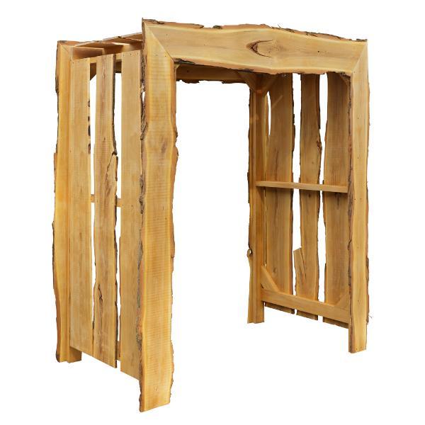 A &amp; L Furniture Appalachian Arbor Porch Swing Stands 5ft / Unfinished