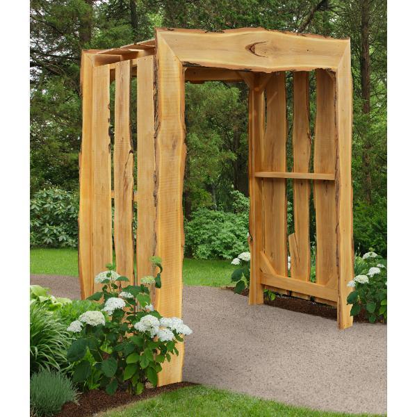 A &amp; L Furniture Appalachian Arbor Porch Swing Stands 5ft / Unfinished