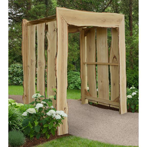 A &amp; L Furniture Appalachian Arbor Porch Swing Stands 5ft / Unfinished