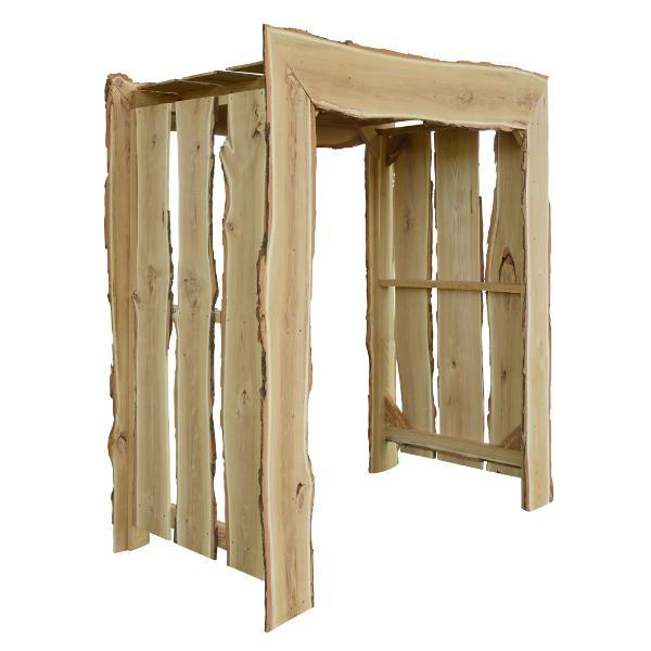 A &amp; L Furniture Appalachian Arbor Porch Swing Stands 5ft / Unfinished