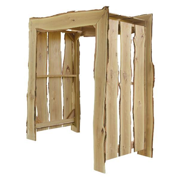 A &amp; L Furniture Appalachian Arbor Porch Swing Stands 5ft / Unfinished