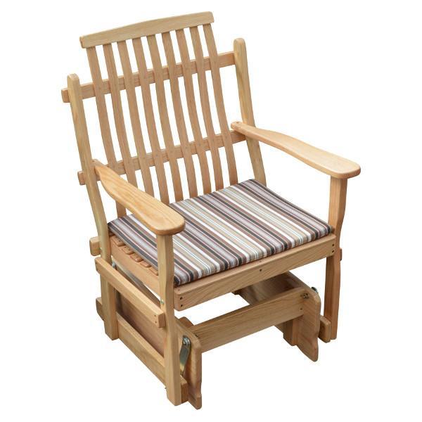 A &amp; L Furniture Bent Oak Glider Chair Glider Chair Natural