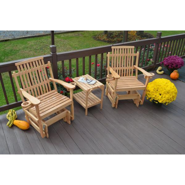 A &amp; L Furniture Bent Oak Glider Chair Glider Chair Natural