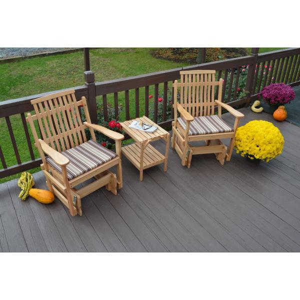 A &amp; L Furniture Bent Oak Glider Chair Glider Chair Natural