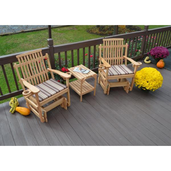 A &amp; L Furniture Bent Oak Glider Chair Glider Chair Natural