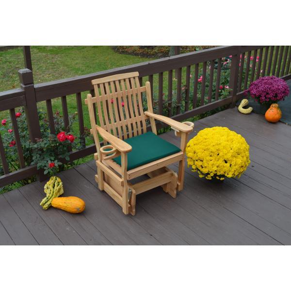 A &amp; L Furniture Bent Oak Glider Chair Glider Chair Natural