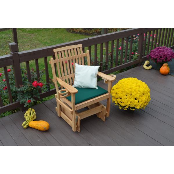 A &amp; L Furniture Bent Oak Glider Chair Glider Chair Natural