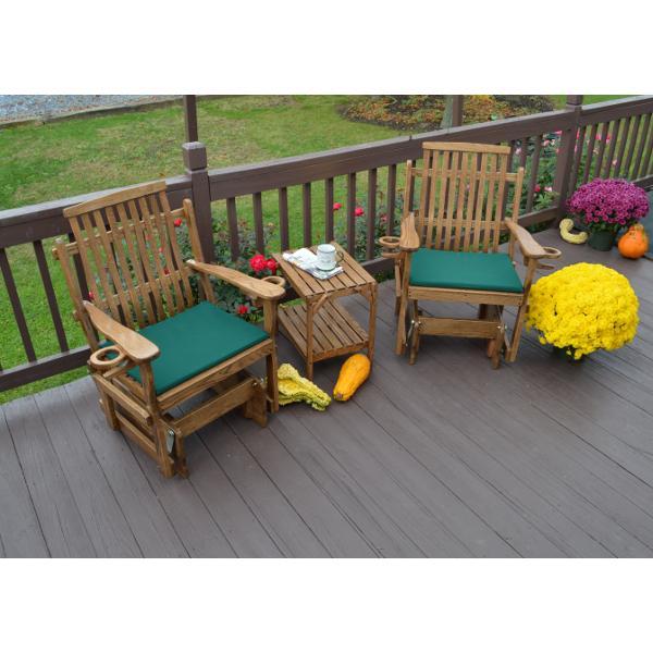 A &amp; L Furniture Bent Oak Glider Chair Glider Chair Natural