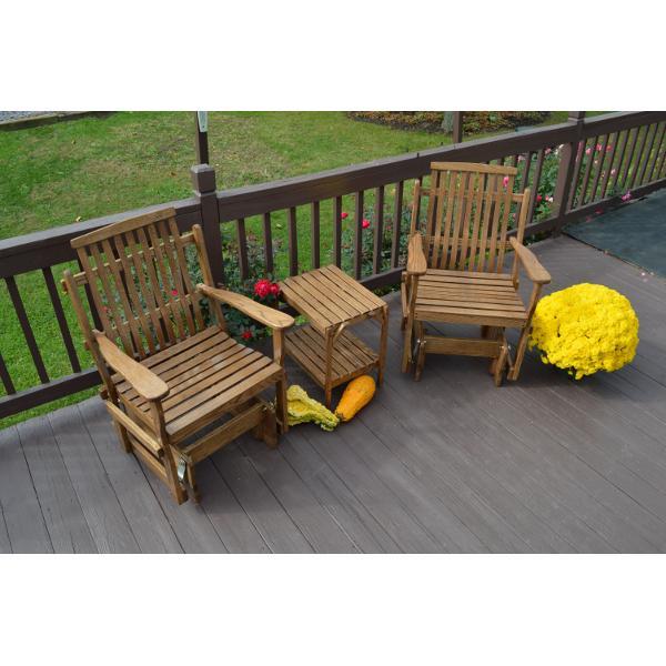 A &amp; L Furniture Bent Oak Glider Chair Glider Chair Natural