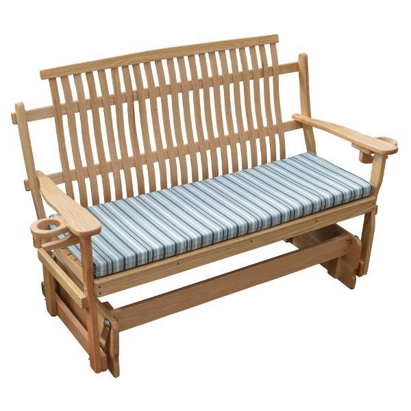 A &amp; L Furniture Bent Oak Glider Glider Natural / 4ft