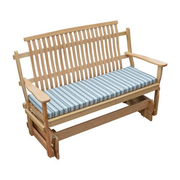 A &amp; L Furniture Bent Oak Glider Glider Natural / 4ft
