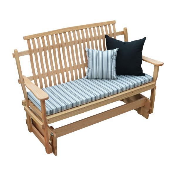 A &amp; L Furniture Bent Oak Glider Glider Natural / 4ft