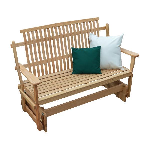 A &amp; L Furniture Bent Oak Glider Glider Natural / 4ft