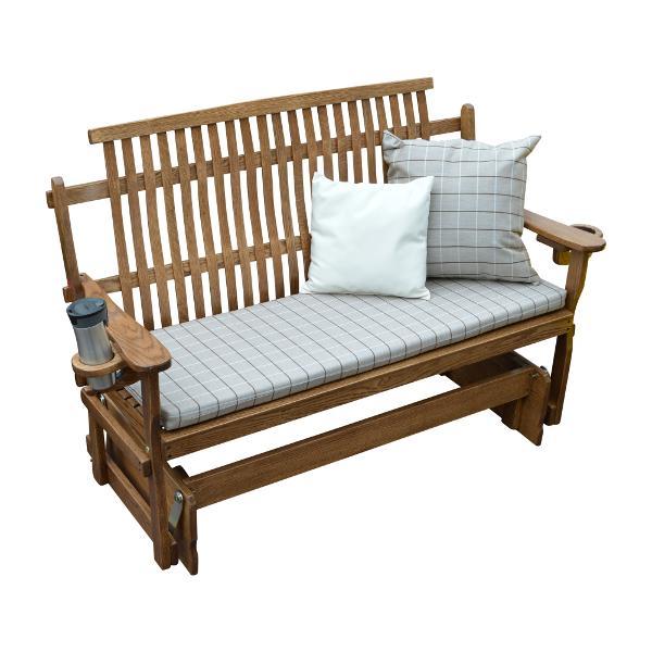 A &amp; L Furniture Bent Oak Glider Glider Natural / 4ft