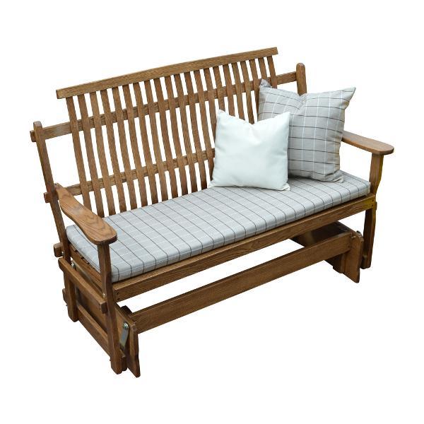 A &amp; L Furniture Bent Oak Glider Glider Natural / 4ft