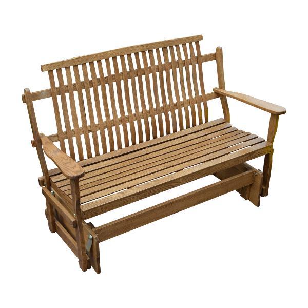A &amp; L Furniture Bent Oak Glider Glider Walnut / 4ft