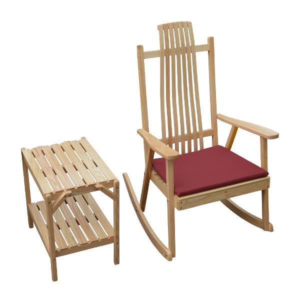 A &amp; L Furniture Bent Oak Rocker Chair Rocker Chair Natural