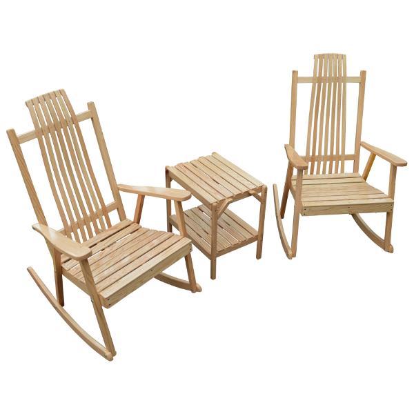 A &amp; L Furniture Bent Oak Rocker Chair Rocker Chair Natural