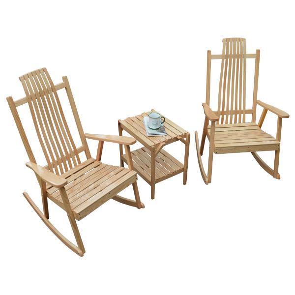 A &amp; L Furniture Bent Oak Rocker Chair Rocker Chair Natural