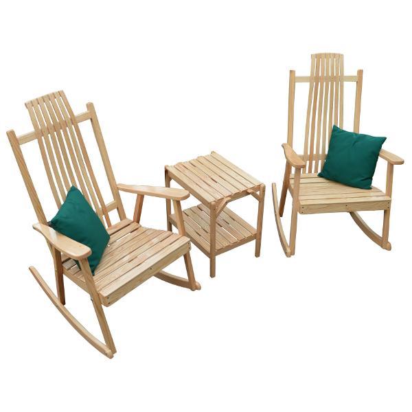 A &amp; L Furniture Bent Oak Rocker Chair Rocker Chair Natural