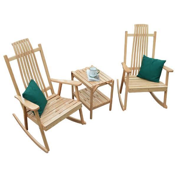 A &amp; L Furniture Bent Oak Rocker Chair Rocker Chair Natural