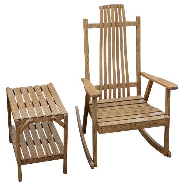 A &amp; L Furniture Bent Oak Rocker Chair Rocker Chair Natural